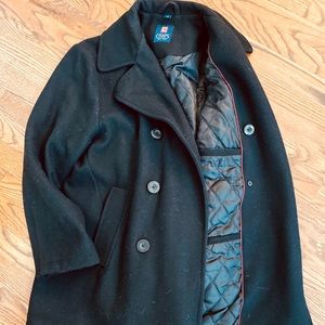 Men’s Chaps Wool Peacoat (Medium)